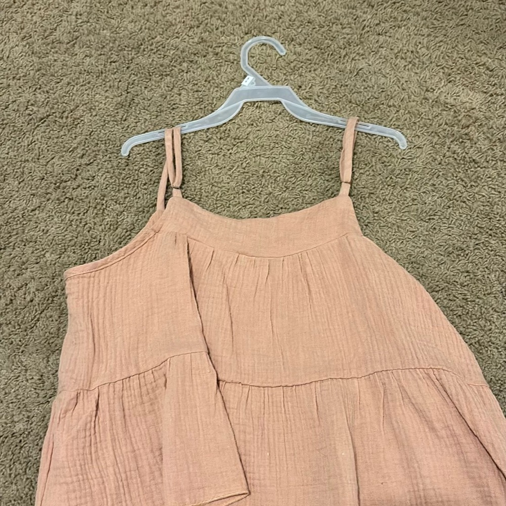 Brown tank top